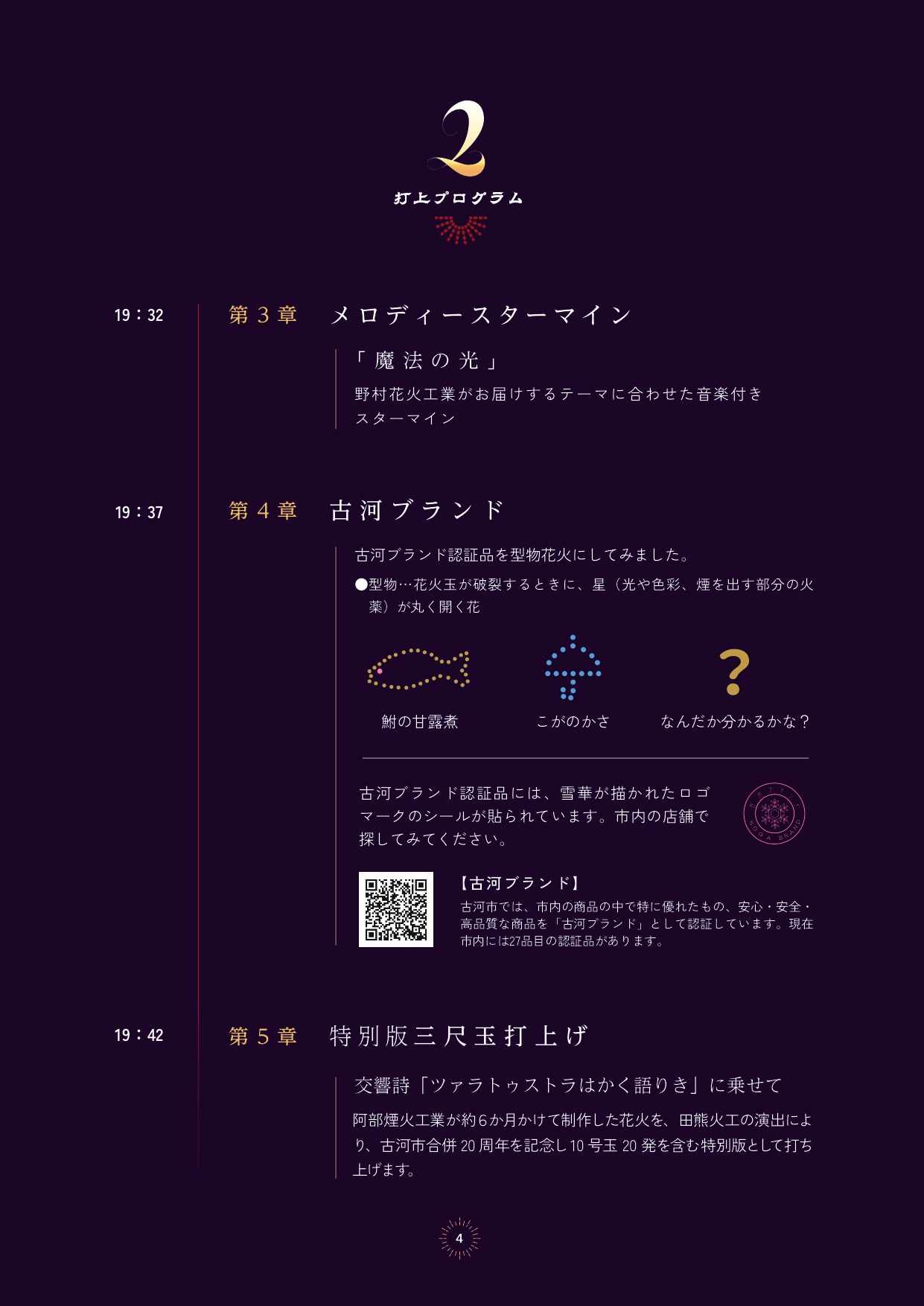 古河花火大会パンフレット2