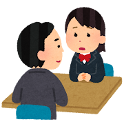 ヤングケアラーが相談する図