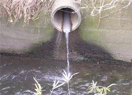 排水の様子