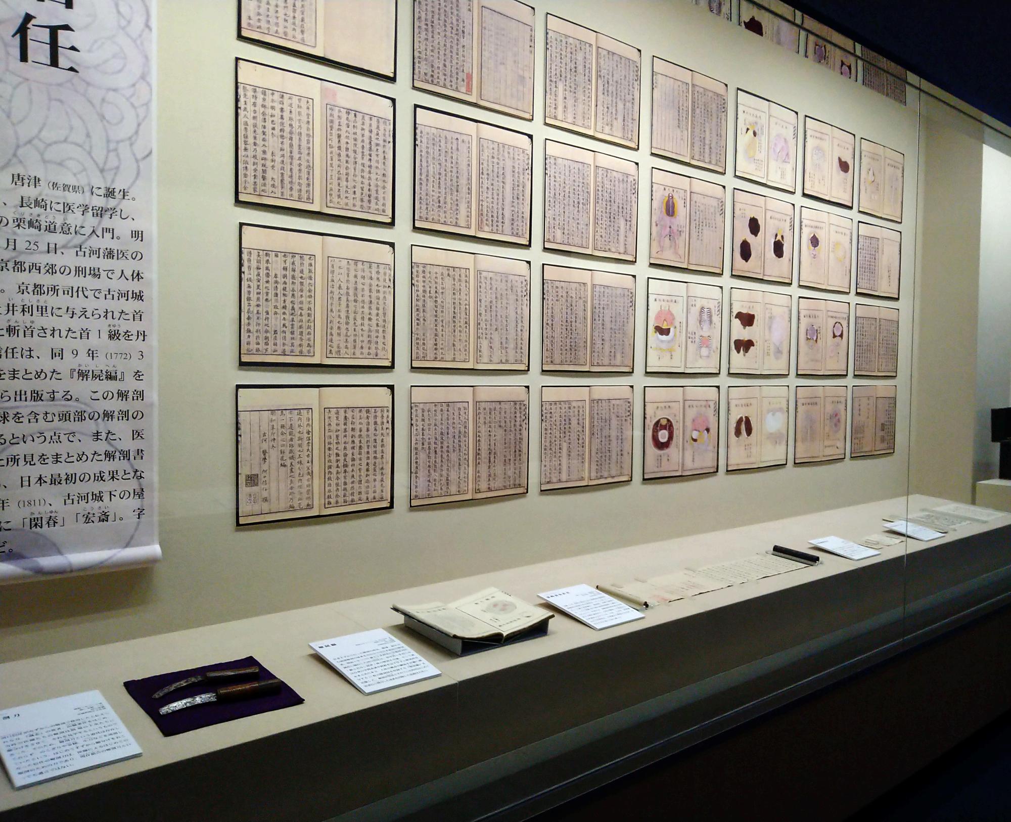 河口家の人びと展示風景