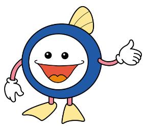 下水道のマスコットキャラクタースイスイ