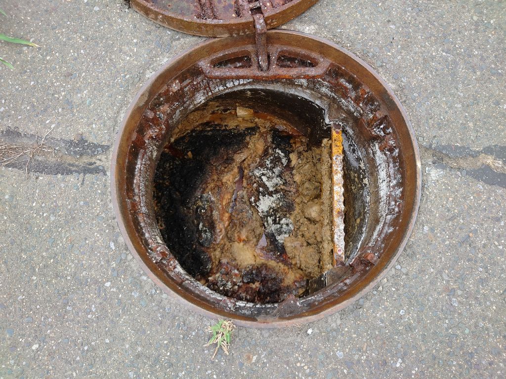 マンホールの写真