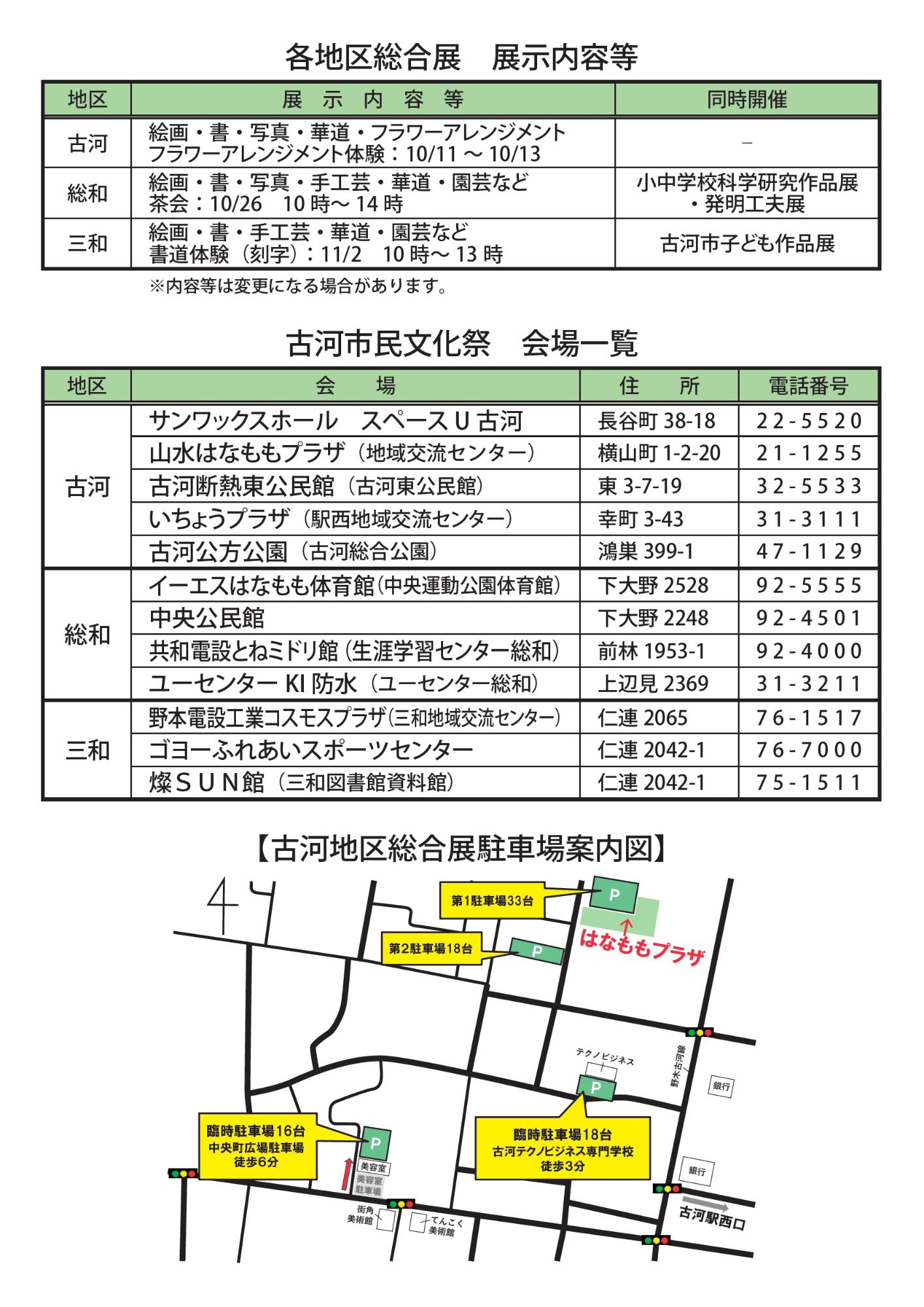 R7市民文化祭チラシ裏面