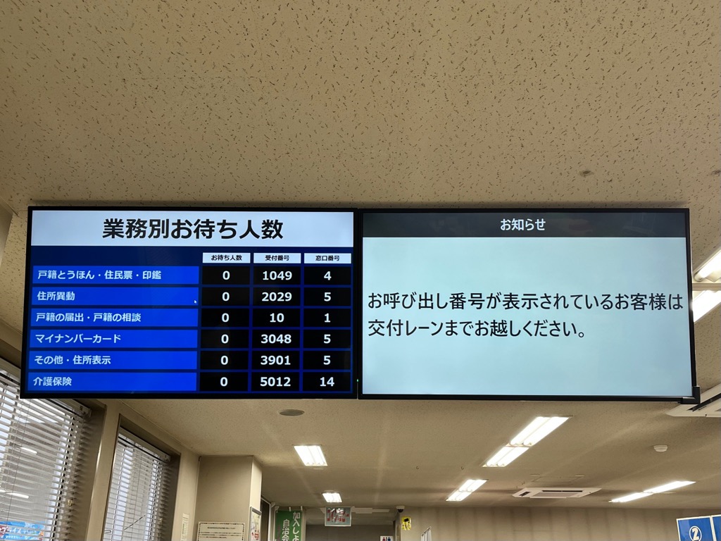 番号札発券機2