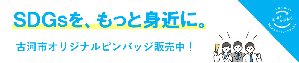 SDGsオリジナルピンバッジを販売しています