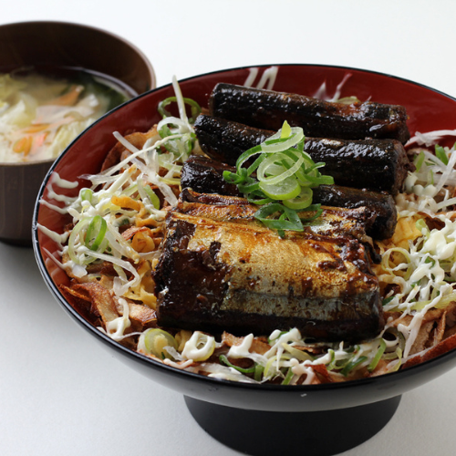 名物にしたい骨ごとさんま丼