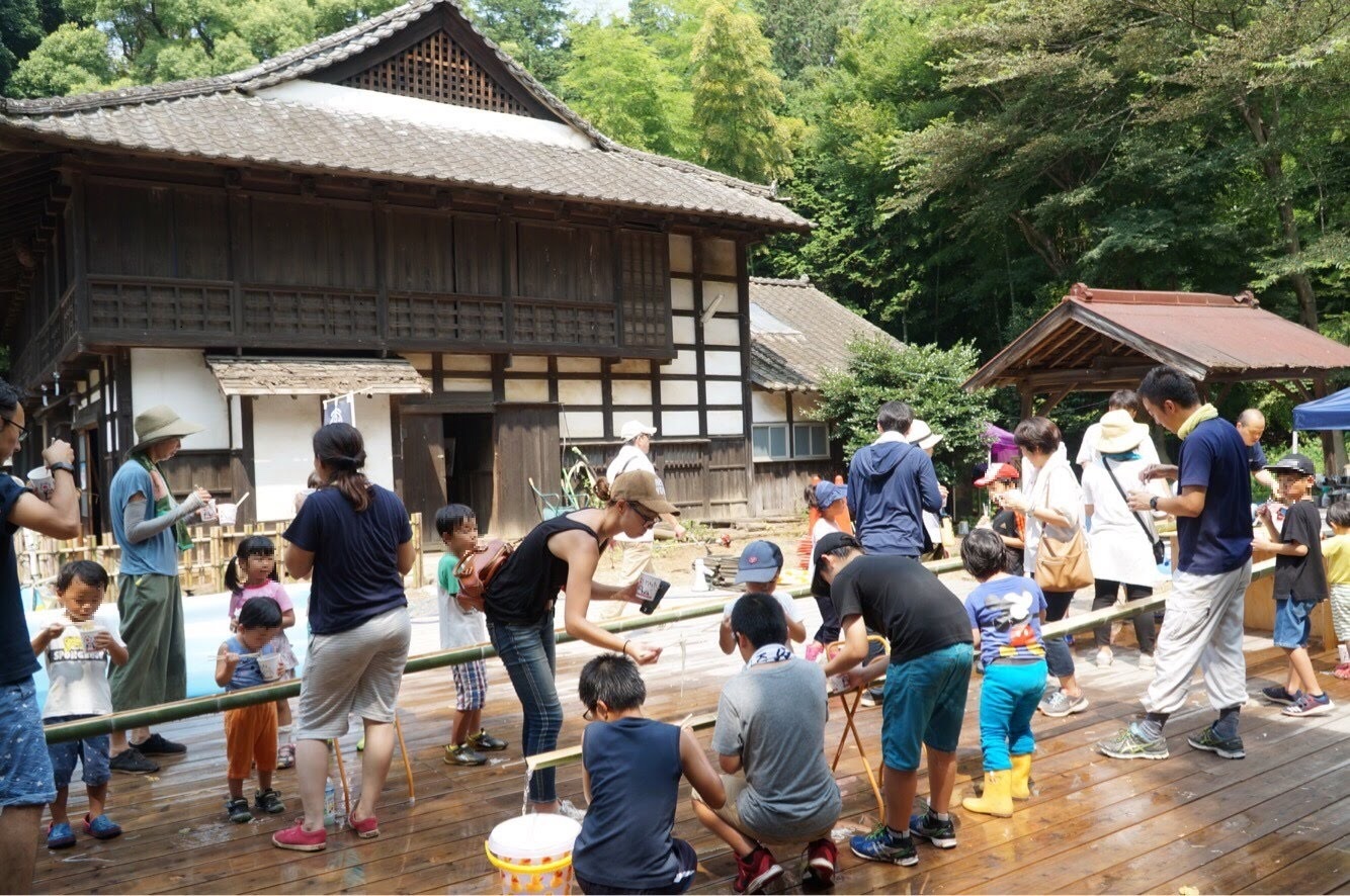 古民家山川邸での活動の様子