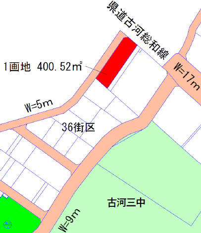 分譲箇所1（36街区）