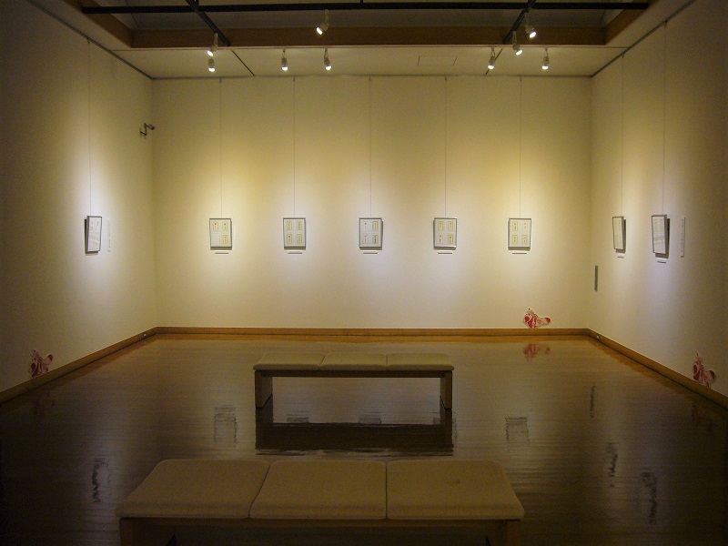 第21回高校生篆刻展 展示風景2