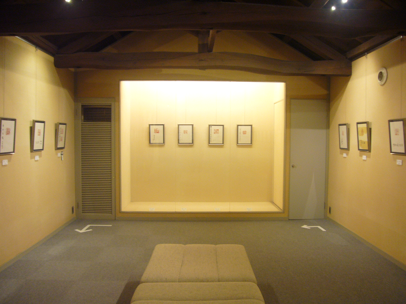 第8回毎日展篆刻会展 展示風景1