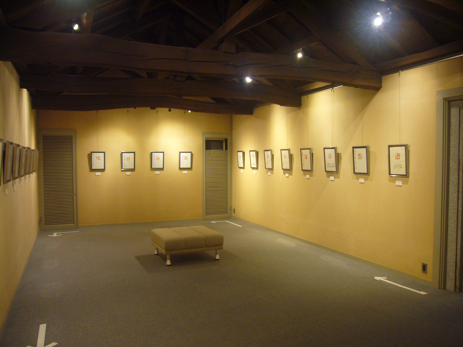 第回毎日展篆刻会展 展示風景2