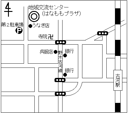 地域交流センター期日前投票所の地図