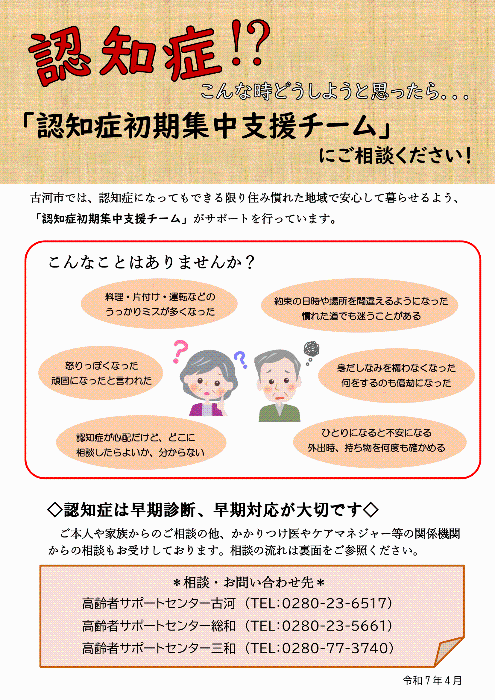 認知症初期集中支援チーム